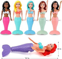 مجموعه عرايس البحر 5 عروسه قابله للسباحه باسلوب متعدد للسباحه