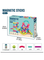 لعبه بناء مغناطيسيه 42 قطعه